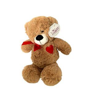 New Wishpets Plush Bear Stuffed Animal Toy Teddy 21018 Soft 10 in Tall